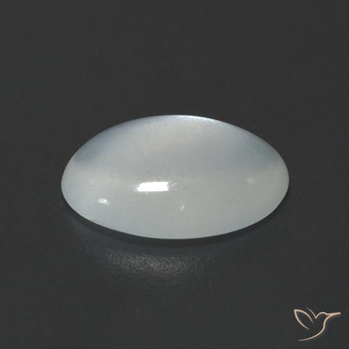 1.70克拉天然月长石，椭圆形，透明
