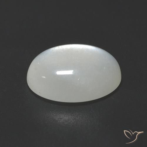 2.31克拉天然月长石，椭圆形，半透明
