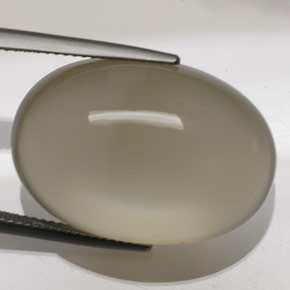 41.03克拉天然月长石，椭圆形切割，透明