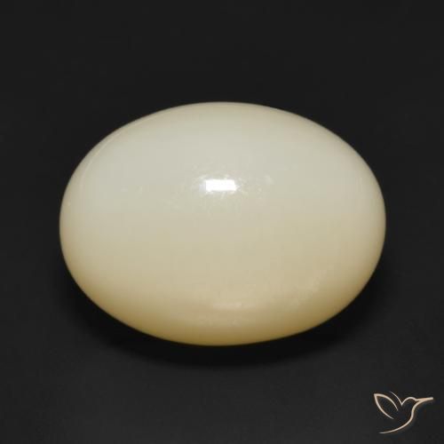 12.17ct 天然 橙黄色 月长石, 椭圆形, 半透明