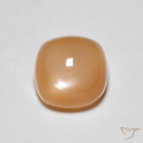 1.64ct 天然 桃橙色 月长石, 软垫, 半透明