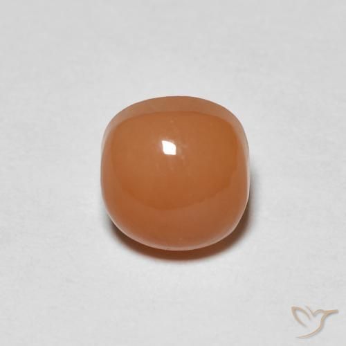 1.08ct 天然 浅橙色 月长石, 软垫, 半透明