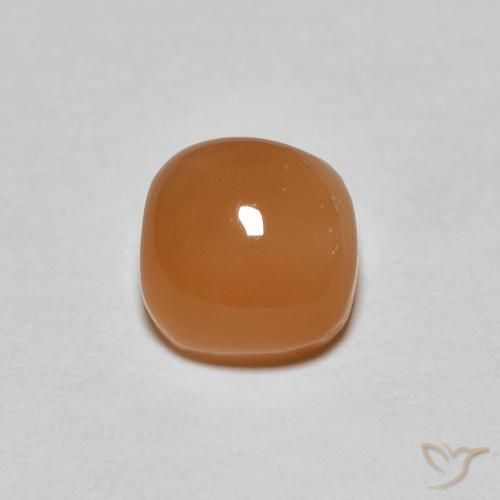 1.17ct 天然 中橙 月长石, 软垫, 半透明