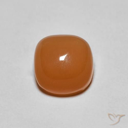 1.19ct 天然 红橙色 月长石, 软垫, 半透明