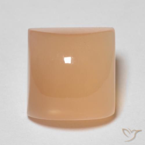 2.72ct 天然 桃橙色 月长石, 正方形, 透明