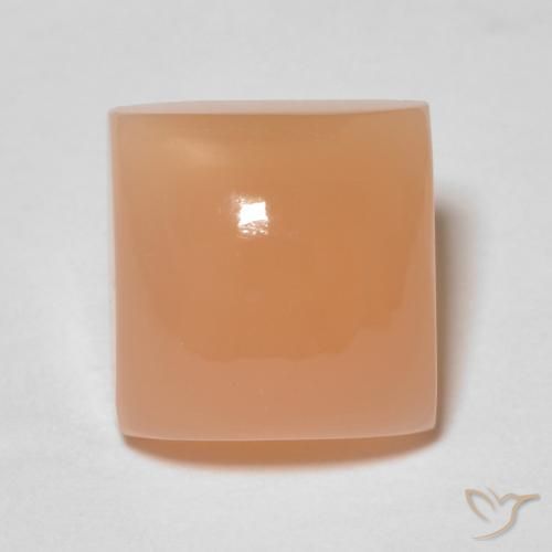 2.12ct 天然 Medium Light-Orange 月长石, 正方形, 透明