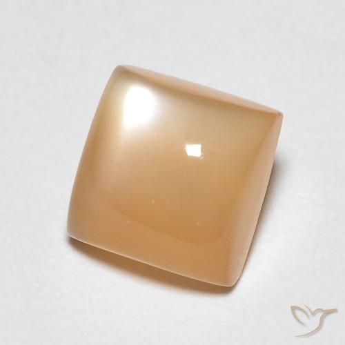 1.35克拉天然月长石，正方形，透明