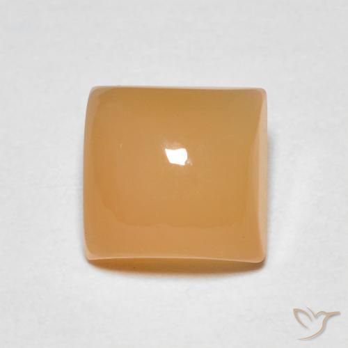 1.18ct 天然 金橘 月长石, 正方形, 透明