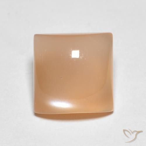 1.95克拉天然月长石，正方形，半透明