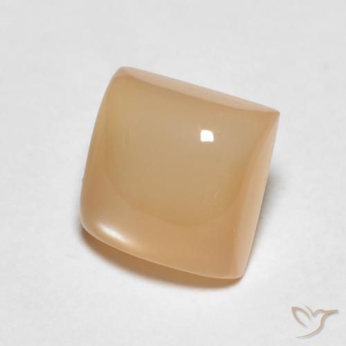 1.35克拉天然月长石，正方形，半透明