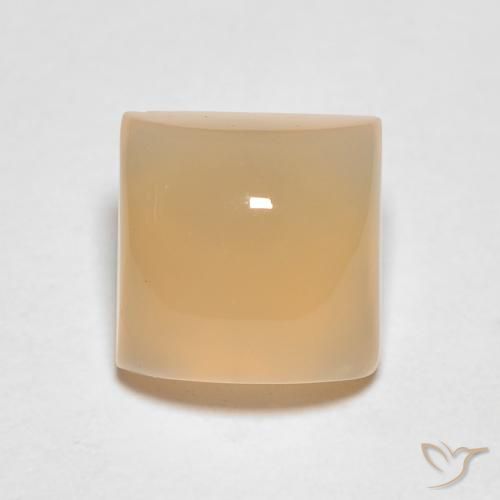 1.61ct 天然 中橙 月长石, 正方形, 半透明