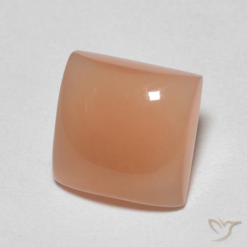 1.70克拉天然月长石，正方形，半透明