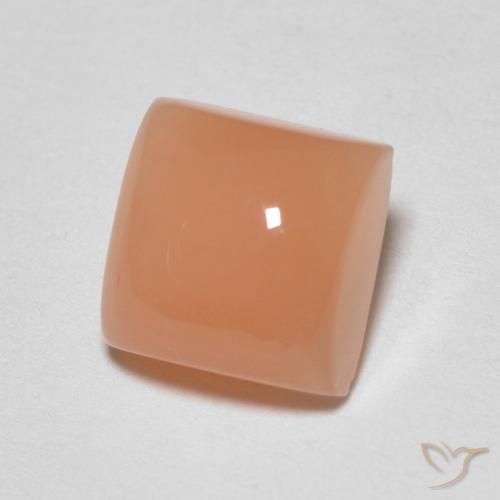 2.09克拉天然月长石，正方形，半透明