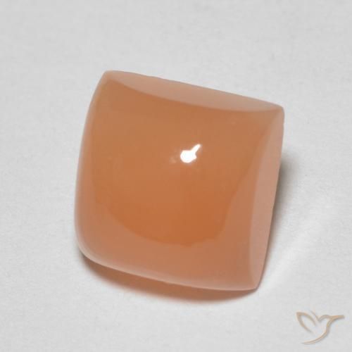 2.11克拉天然月长石，正方形，半透明