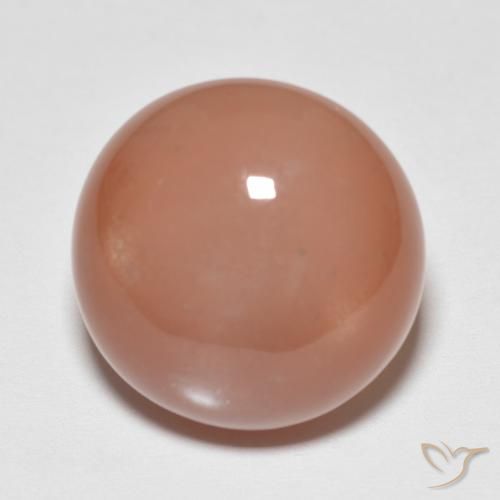 9.40ct 天然 中橙 月长石, 圆形的, 半透明