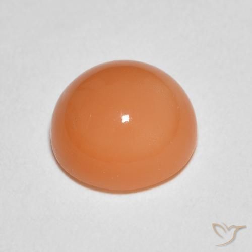 1.40克拉天然月长石，圆形的，半透明