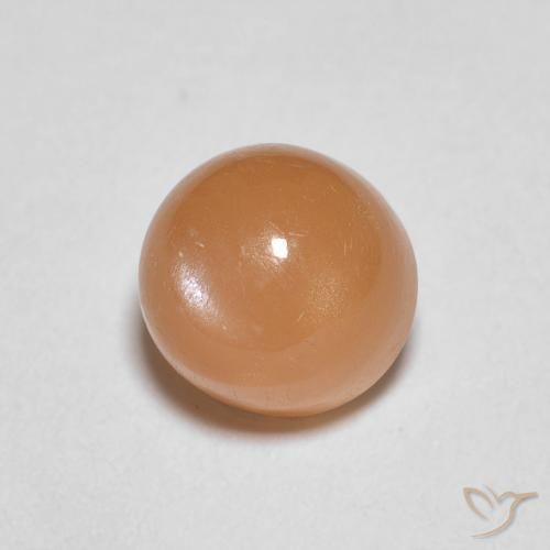 1.22克拉天然月长石，圆形的，半透明