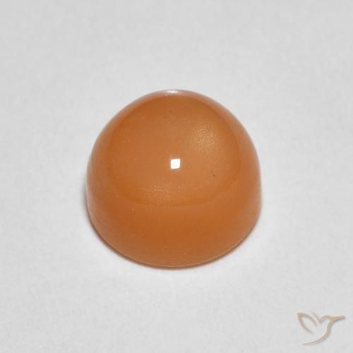 1.22克拉天然月长石，圆形的，半透明