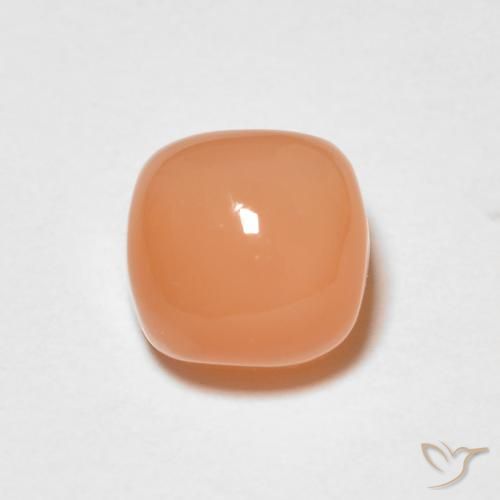1.51ct 天然 浅橙色 月长石, 软垫, 半透明