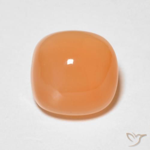 1.78ct 天然 红橙色 月长石, 软垫, 半透明