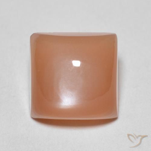 2.19ct 天然 中橙 月长石, 正方形, 半透明