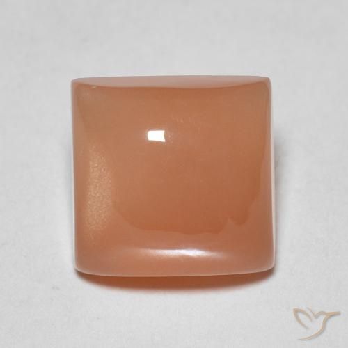 1.92ct 天然 中橙 月长石, 正方形, 半透明