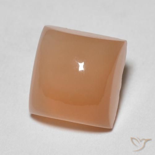2.13克拉天然月长石，正方形，半透明