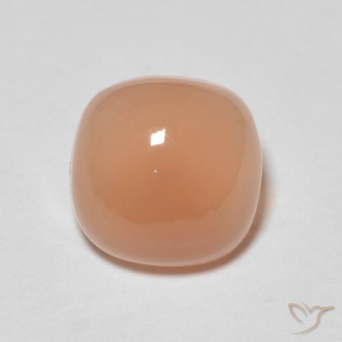 2.12ct 天然 桃橙色 月长石, 软垫, 半透明