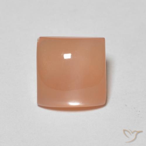 1.65ct 天然 中橙 月长石, 正方形, 半透明
