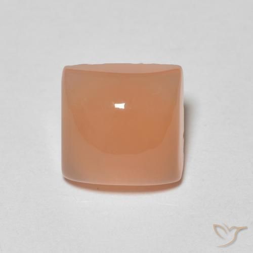 1.86ct 天然 中橙 月长石, 正方形, 半透明
