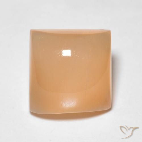 2.20ct 天然 Medium Light-Orange 月长石, 正方形, 半透明