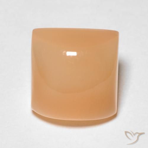 2.58ct 天然 Medium Light-Orange 月长石, 正方形, 半透明