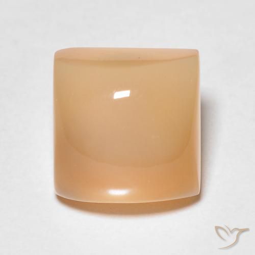 2.51ct 天然 中橙 月长石, 正方形, 半透明