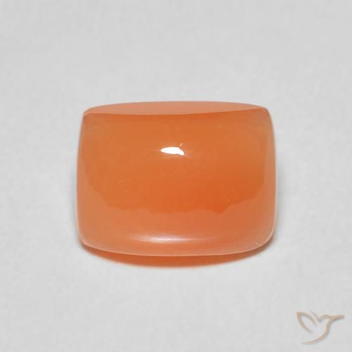 2.48ct 天然 深橙色 月长石, 软垫, 半透明