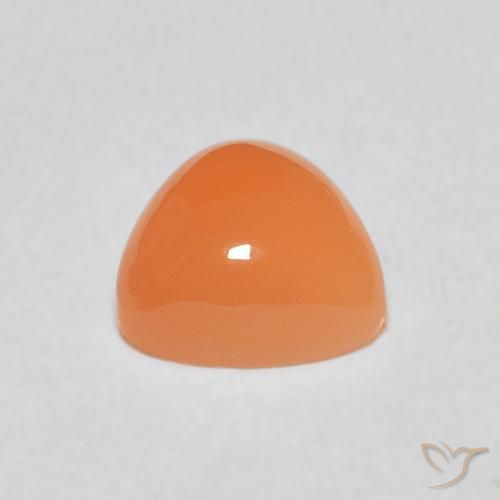 1.84克拉天然月长石，胖三角形，半透明