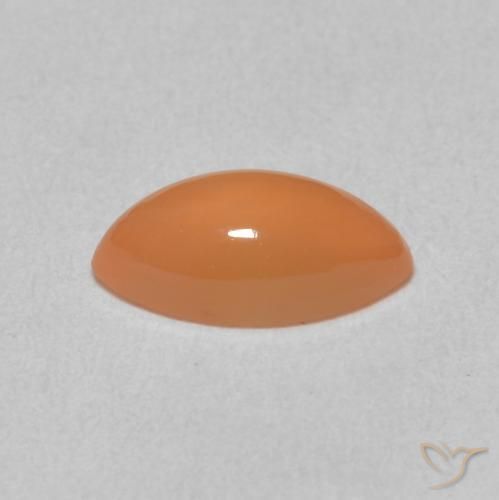 1.12克拉天然月长石，榄尖形，半透明