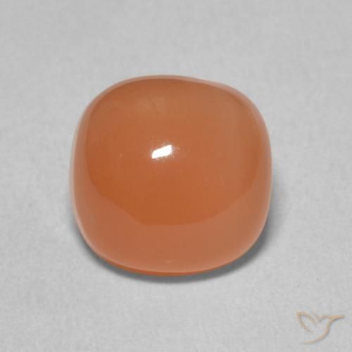 2.16ct 天然 浅橙色 月长石, 软垫, 半透明