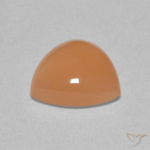 1.48克拉天然月长石，胖三角形，半透明