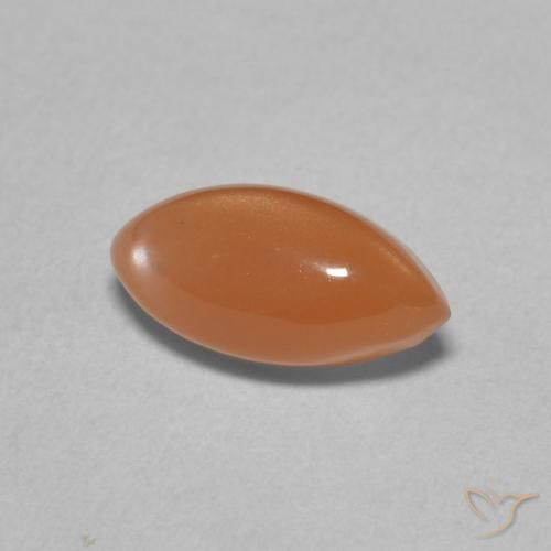 1.45克拉天然月长石，榄尖形，半透明