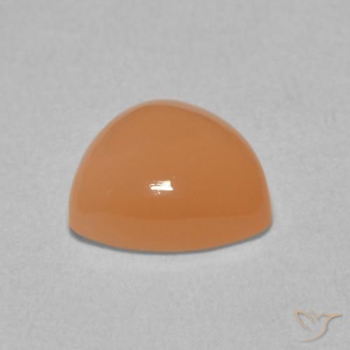 1.40克拉天然月长石，胖三角形，半透明