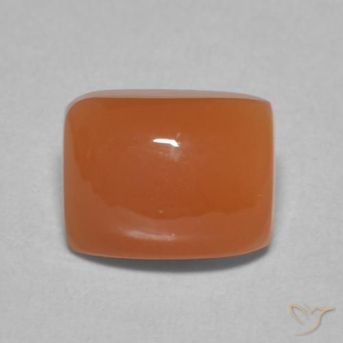 2.66ct 天然 中橙 月长石, 软垫, 半透明