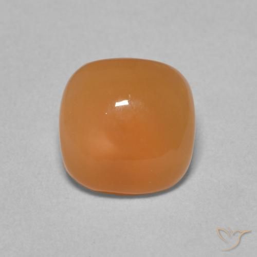 2.00ct 天然 浅橙色 月长石, 软垫, 半透明