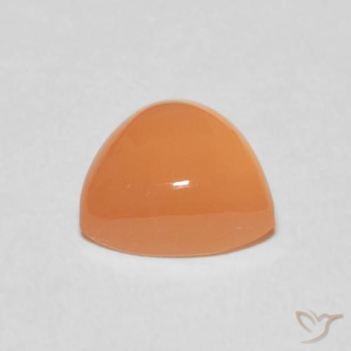 1.86克拉天然月长石，胖三角形，半透明
