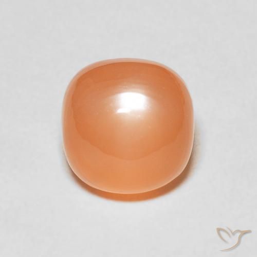 2.42ct 天然 浅红橙色 月长石, 软垫, 半透明
