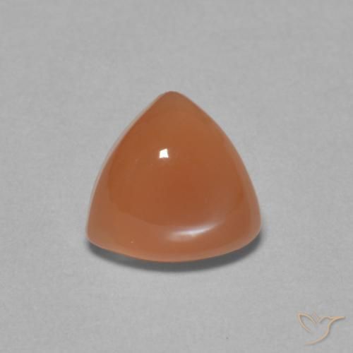 1.61克拉天然月长石，胖三角形，半透明