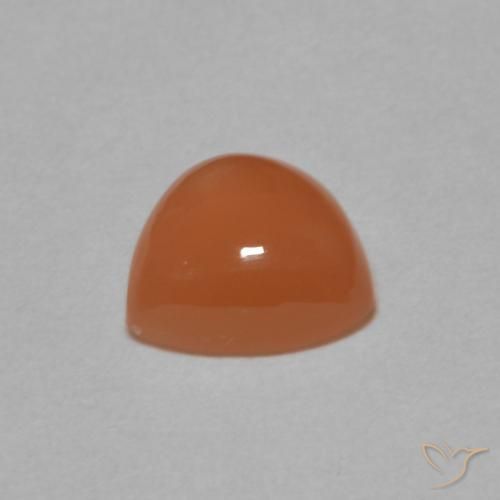1.61克拉天然月长石，胖三角形，半透明