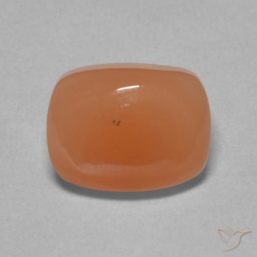 2.23ct 天然 浅红橙色 月长石, 软垫, 半透明