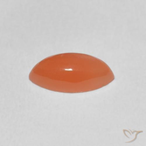 1.12克拉天然月长石，榄尖形，半透明