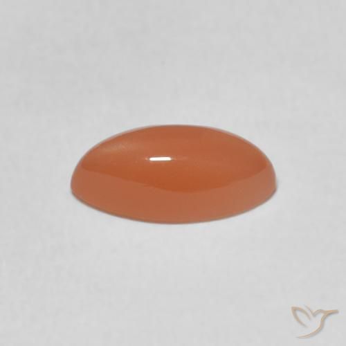 1.27克拉天然月长石，榄尖形，半透明