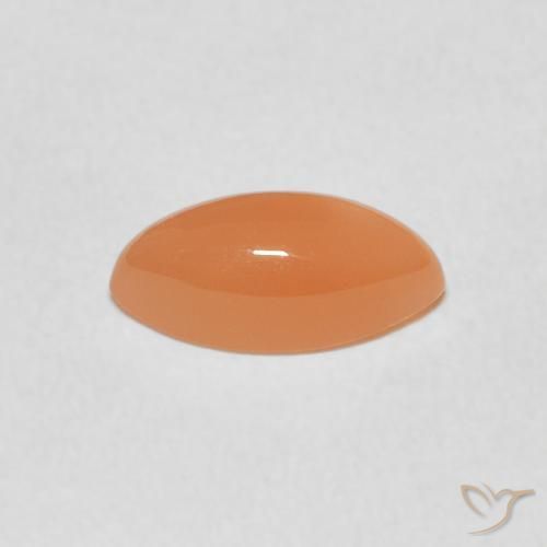 1.25克拉天然月长石，榄尖形，半透明